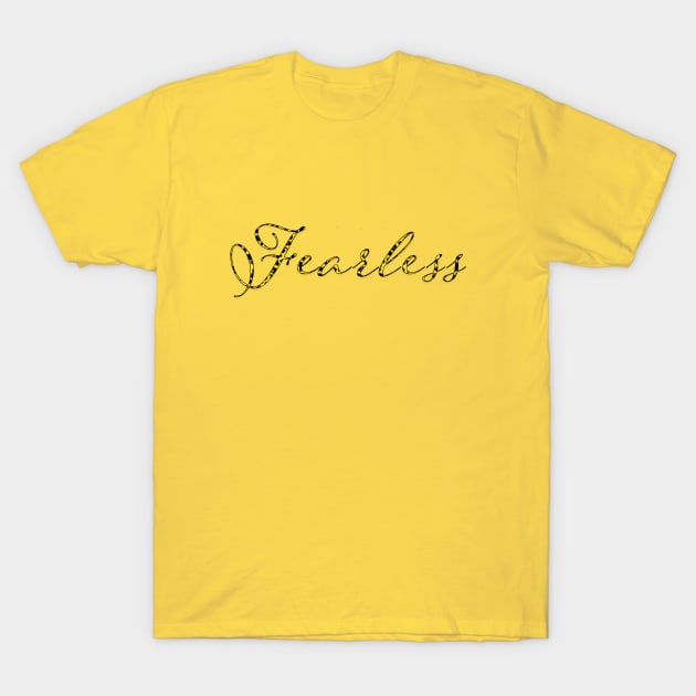 Fearless - Yellow T-Shirt by MemeQueen